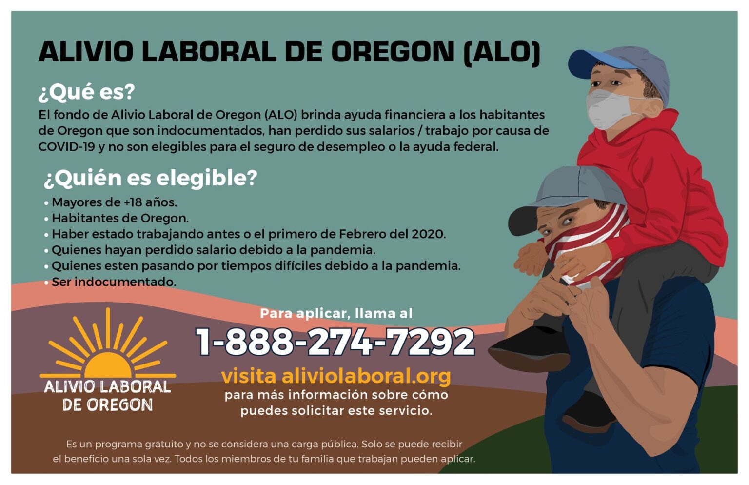 Fondo de Alivio Laboral ( Oregon Worker Relief Fund) Centro Latino